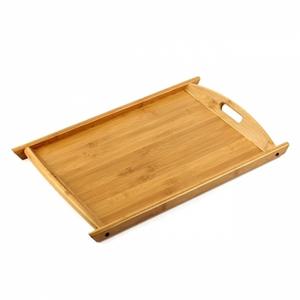 손잡이쟁반 우드트레이 카페 서빙 대나무