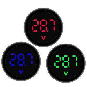 호환 방수 전압계 DC 4-100V LED 디지털 디스플레이 자동차 전압 전류 측정기 볼트 감지기 테스터 모니터