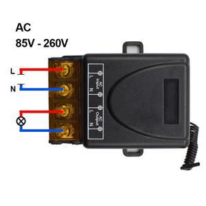 전동커튼 433 Mhz RF 리모컨 스위치 AC 85V-220V 1CH 30A 릴레이 리시버 모터 펌프 블루라이트용 2 채널