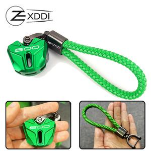 가와사키 Z500 Ninja500 ABS Z 500 닌자 500 SE 2024  CNC 오토바이 키 쉘 키 케이스 커버 열쇠 고리 열쇠