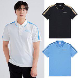 [디스커버리](강남점)[24S/S] 디스커버리 DMTSGK043 남성 사이드라인 카라티 여름 반팔 폴로 카라 티셔츠