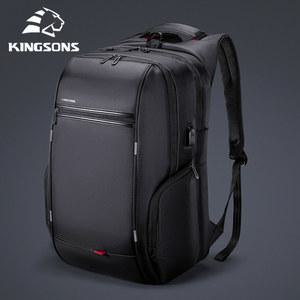 Kingsons 방수 노트북 배낭 다층 도난 방지 여행 외장 USB 충전