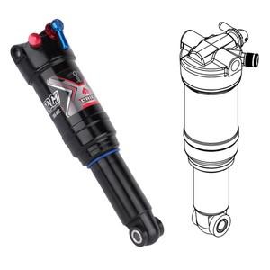 합금 트러니언 자전거 리어 쇼크  공기압 서스펜션  DNM TRU-8RC  내리막 산악 MTB 완충기  165mm  205mm