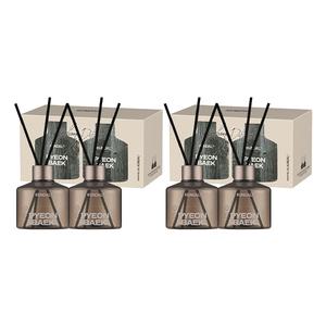 쿤달 시그니처 퍼퓸 디퓨저 더블 세트 편백 (본품, 200ml, 4개 + 섬유스틱, 20P)