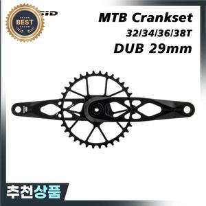 EVOSID MTB 크랭크셋 170mm R-SPEC 트레일 엔듀로 자전거 34 36T 체인링 11S DUB 29 중공 스핀들 CNC DH AM