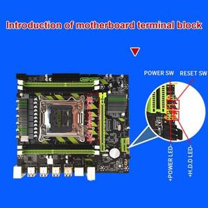 A27Q-X79 Motherboard+E5 2640 V2 CPU+4X4GB DDR3 1600Mhz REG ECC RAM Memory+SATA Cable+Switch Cable+Th