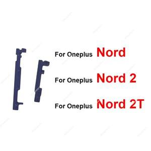 Oneplus Nord 2 2T 5G 7 Pro 볼륨 브래킷 클립 전원 버튼 고무 플매트 카펫 러그 수리 부품 용 버클