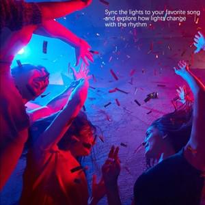 Yeelight 스마트 LED 전구 다채로운 밝기 조절 램프 앱 제어 구글 어시스턴트 알렉사 GU10 4.5W 220V