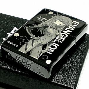ZIPPO 에반게리온 아스카 블랙 티타늄 한정판 라이터 정품 시리얼넘버