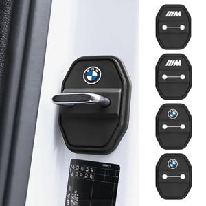 2/4pcs 실리콘 자동차 도어 잠금 버클 보호 버퍼링 충격 흡수 패드 BMW X1 E39 E46 F20