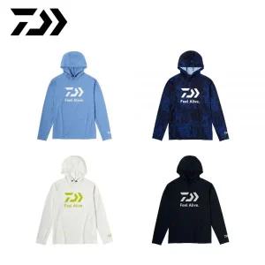 다이와 여름 낚시복 2024 선블럭 드라이 후드 셔츠 남녀공용 DE-3424