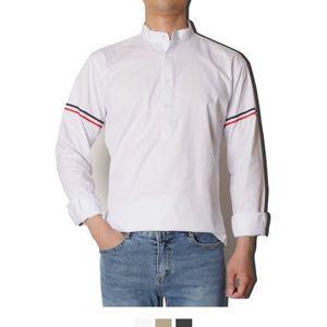 [모로엠]남자 헨리넥 3선 블랜디셔츠 남자셔츠 ON SHA QWFHKJOW_P392706494