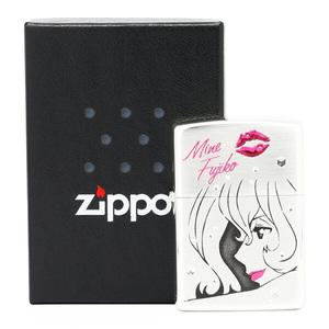 ZIPPO 루팡3세 후지코 애프터샤워 실버에칭 오일라이터 정품