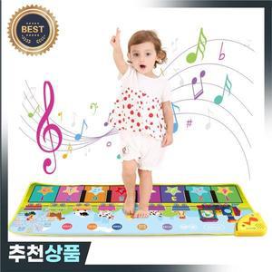 100x38cm 아이 동물 음악 피아노 매트 바닥 키보드 댄스 13 뮤지컬 장난감 교육