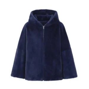 (1+1) 25FW FAUX 밍크 하프코트 + 베스트 SET