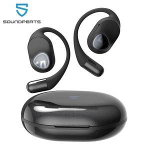 SoundPEATS GoFree2 오픈이어 헤드폰, 안정적인 편안함과 고해상도 사운드, 베이스 부스트 총 35H를 갖춘