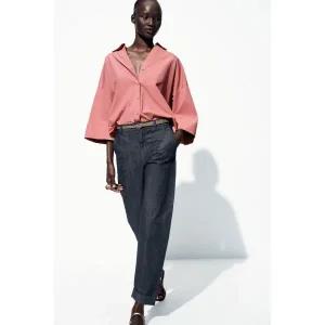[정품] 자라 청바지 데님진 데일리 바지 ZARA Z1975 치노 데님 꼬임 벨트 팬츠