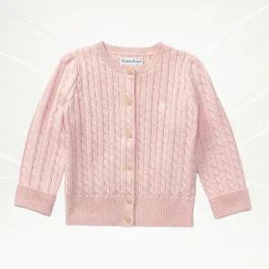 폴로 랄프 로렌 공식브랜드관 베이비 여아 미니 케이블 코튼 카디건CWPOSWEF6820039650 1137039