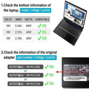65W 노트북 충전기 Acer 15 Cb3 Chromebook C720 Swift SF314-52