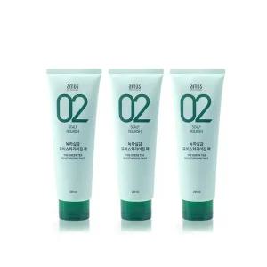 아모스 녹차실감 인텐시브 모이스처 팩 250g 3개 (C)