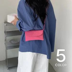 인해하우스 / 여자 스웨이드 미니 힙색 크로스가방 20.30대 데일리 미니가방 5color