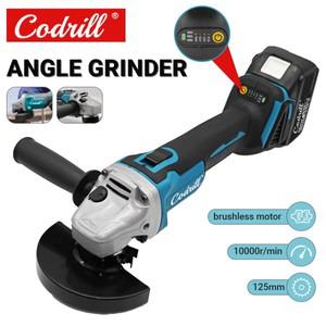 Makita 호환 DGA404 125mm/100mm 브러시리스 전기 앵글 그라인더 고전력 폴리싱 머신 충전식 18V 커팅