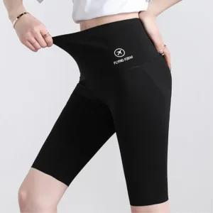 무릎기장 여름 힙업 레깅스반바지 5부 2개 쫄바지 쫄
