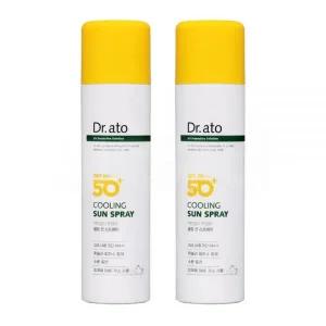 1+1 닥터 아토 쿨링 선 스프레이 150ml 2개 뿌리는 선크림