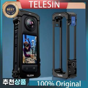 TELESIN 알루미늄 합금 프레임 케이스 스포츠 카메라 액션 카메라용 수직 촬영 Insta 360 용 보호 쉘 X4