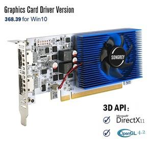 SONGREY GTX 1050Ti RX550 4GB 로우 프로파일 그래픽 카드 GPU