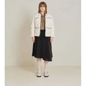 나이스클랍 NICE CLAUP 트위드 브레이드 경량다운N244PWD911 462305
