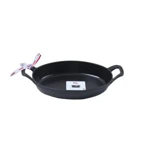 스타우브 A품 타원형 스태커블 디쉬 블랙 24cm 인덕션 무쇠 주물냄비