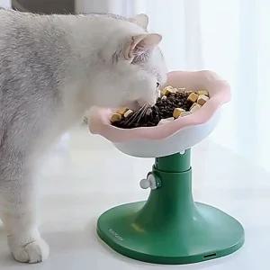 크레용펫 강아지 높이 각도 조절 연꽃 식기사료그릇 개밥 애견급 애견밥 애완동물밥 밥그릇 견밥