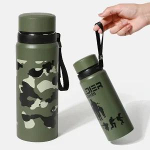 밀리터리 스텐 보온병 카모 패턴 텀블러 대용량 750ml