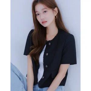 로엠 라운드 트위드 자켓1c오로 OLOr_RMJKE38ST1 916953