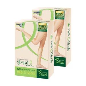 동국제약 센시안 메디슬리머 릴렉스 베이지 2개 의료용 압박밴드