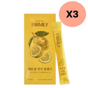 팜밀리 레몬즙 원액 스틱 상큼한 과채 주스 음료 30포