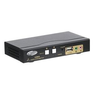 [XBH8M23P]NETmate HDMI KVM 2 1 스위치 USB 케이블 4K