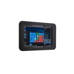 키오스크 POS 스토어 쇼 디스플레이로 사용되는 MS SURFACE GO용 탭케어 도난 방지 아크릴 케이스 VESA 월 마운트 데스크톱 스탠드 블랙 로 구성됨