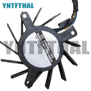 구멍 거리 3.4-3.4-2.6파이 4.4cm 4 선 카드 FAN AY04512UB10BB00 12V 0.22A