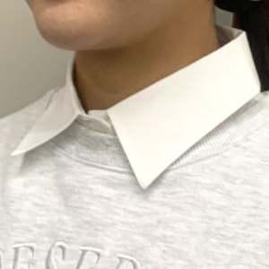 목카라 클래식 페이크셔츠 화이트 페이크카라 목셔츠 넥케이프