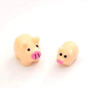 테라리움 꾸미기 미니어쳐 돼지 2종