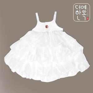 [보리보리/더예한복]QT10-04 백설꽃수 속치마 3단