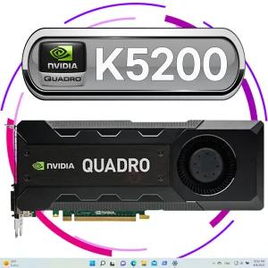도면작업용 렌더링용 고성능 다용도 중고 쿼드로 그래픽카드 NVIDIA Quadro K5200 GDDR5 8GB