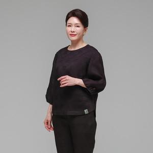 [보리보리/하랑한복]엄마옷 신상인견블라우스 솔길드리 보라