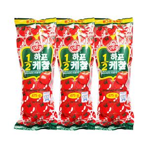 오뚜기 1/2 하프 케찹 475g 3개 소스 토마토
