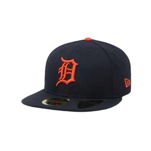 뉴에라 [슈즈네][정품] MLB 디트로이트 타이거스 로우 프로파일 야구모자 사이즈캡 볼캡 메이저리그 선수모자 5950-11-021