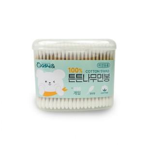 뉴 튼튼나무면봉 350P 원통면봉 멸균 유아 아기 신생아 화장 메이크업