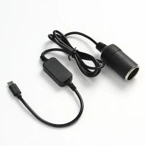 C타입 시거잭 변환 케이블 1.2M 12V시거잭변환기