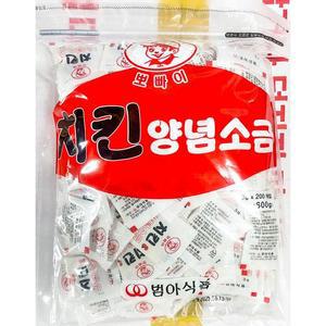 [XBHK9J33_47]범아 치킨소금 3gX200입x15개 업소 일회용 식당